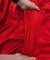 Red Stretch Charmeuse Satin Fabric by the Yard, 58" Wide Silky Lightweight Satin for Bridesmaid Dresses, Gowns, Lingerie